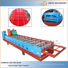 Panneaux de toiture en acier coloré machine à former le rouleau / toit feuille machine à froid fournisseur bon prix